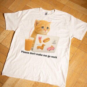Please Dont Make Me Go Work, Meme Shirt